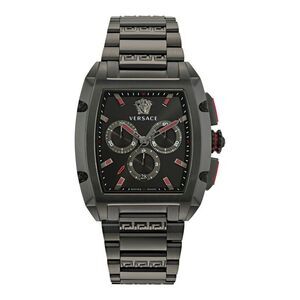 Versace Black Stainless Steel Dress Men's Watch